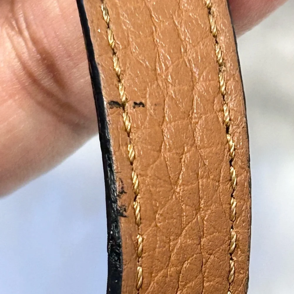 Louis Vuitton Black‎ Leather Slim Bracelet